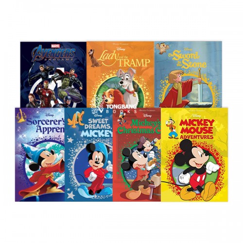 Disney Die Cut Classics 시리즈 픽쳐북 7종 A 세트 (Hardcover) (CD 없음)