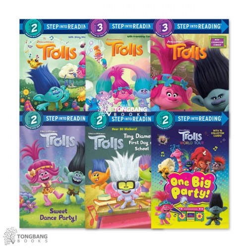 Step into Reading 2, 3단계 DreamWorks Trolls 시리즈 리더스북 5종 세트 (Paperback) (CD없음)