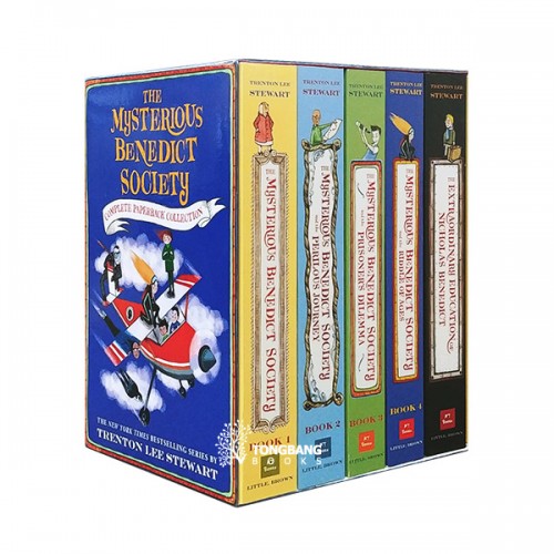 The Mysterious Benedict Society Complete Paperback Collection 5종 Box Set (CD미포함)