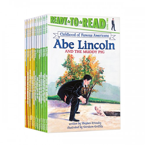 Ready to Read 2, 3ܰ : Childhood of Famous Americans ø  12 Ʈ (Paperback) (CD)