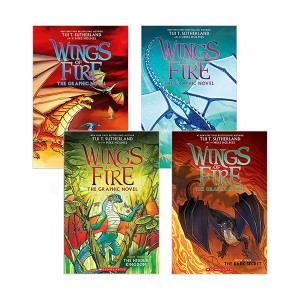 Wings of Fire 시리즈 #01~04 그래픽노블 4종 세트(Paperback) (CD없음)