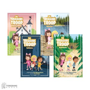 Treasure Troop 시리즈 #01-04 챕터북 4종 세트(Paperback) (CD없음)  