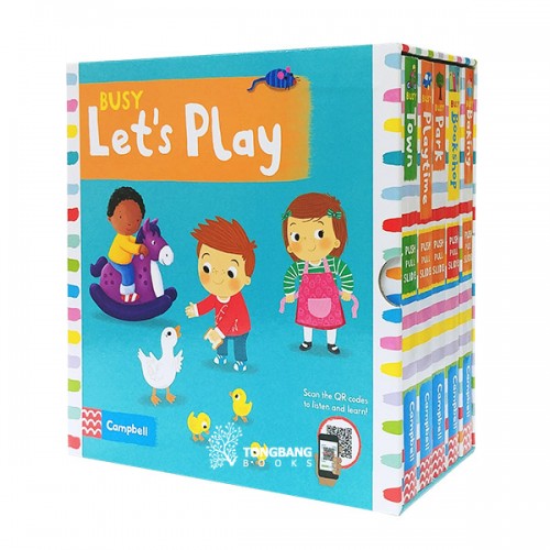 Busy Let's Play 5 Book Slipcase (Board book, 5종, 영국판) (QR음원) 