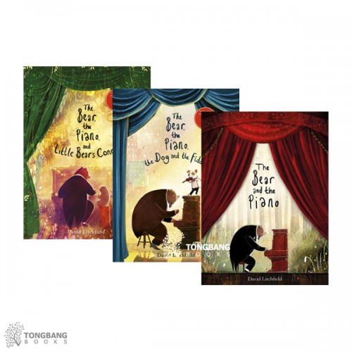 The Bear and the Piano 시리즈 픽쳐북 3종 세트 (Paperback, 영국판) (CD없음)