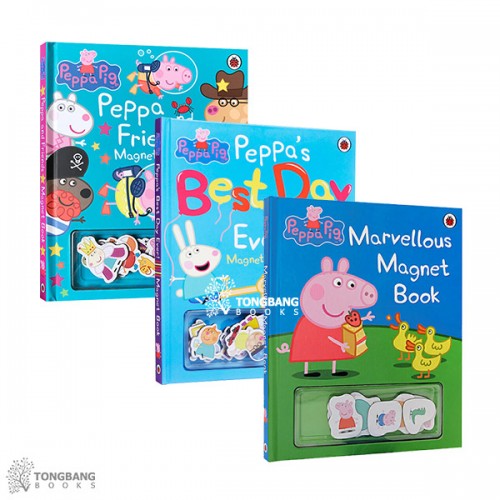 ★적립금3배★ Peppa Pig 마그넷북 3종 세트 (Hardcover, 영국판) (CD없음)