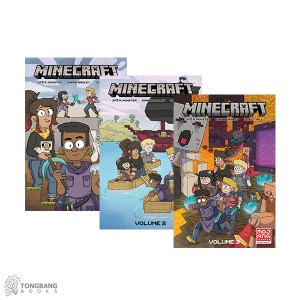 Minecraft 시리즈 그래픽노블 3종 세트 (Paperback)(CD없음)