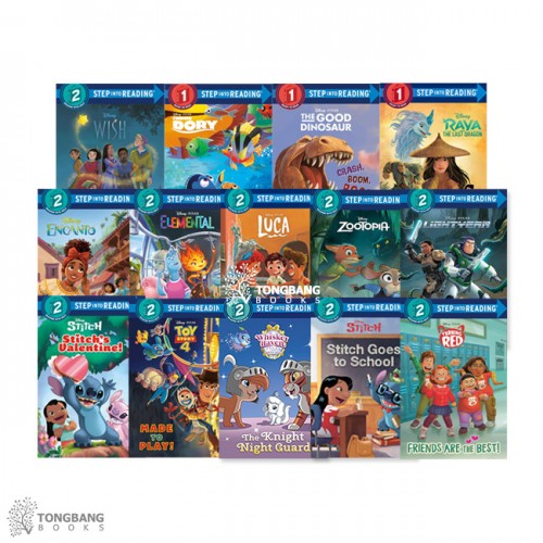 Step into Reading  Disney & Dreamworks 1,2 ܰ 17 Ʈ