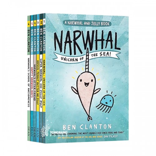 [ƯƮ] A Narwhal and Jelly 6 Books Set (Paperback, ) (CD)