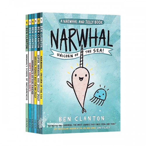 [특가세트] A Narwhal and Jelly 6 Books Set (Paperback, 영국판) (CD없음)