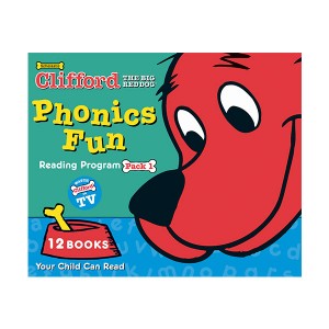 Clifford Phonics Fun Pack #1 : 12 Books Box Set (Paperback)(StoryPlus QR)