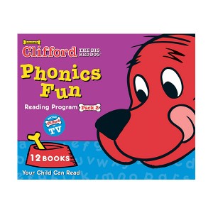 Clifford Phonics Fun Pack #2 : 12 Books Box Set (Paperback)(StoryPlus QR)