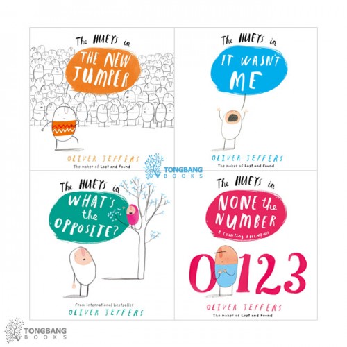 Oliver Jeffers - Hueys ø ĺ 4 Ʈ (Paperback, ) (CD )