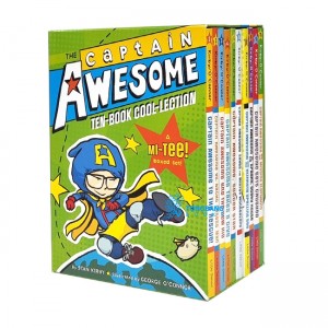 The Captain Awesome Ten-Book Cool-lection  (Paperback)(CD)