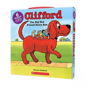 Clifford the Big Red Friend Story 6 Books Box Set  (Paperback)(CD없음)