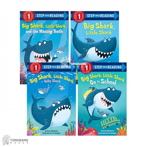  Step into Reading 1 : Big Shark Little Shark ø  4 Ʈ (Paperback)(CD)