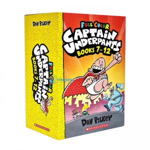 Captain Underpants #7~#12 Box Set