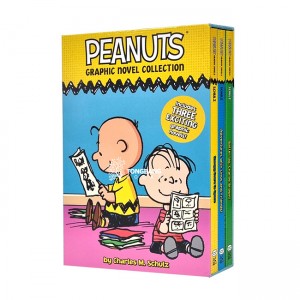 Peanuts Graphic Novel 3 Books Collection