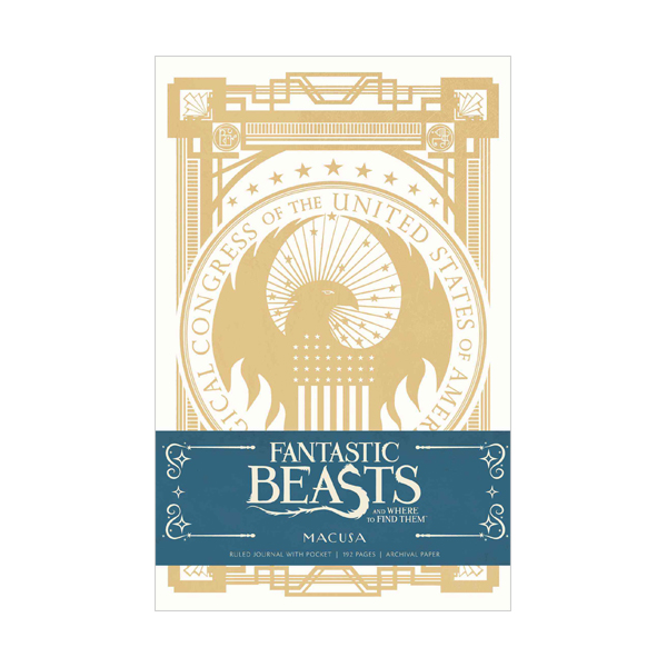 Fantastic Beasts and Where to Find them : MACUSA Hardcover Ruled Journal (Hardcover)