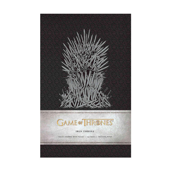 Game of Thrones: Iron Throne Hardcover Ruled Journal