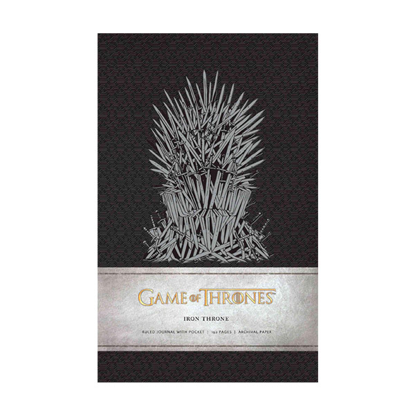 Game of Thrones: Iron Throne Hardcover Ruled Journal (Note)