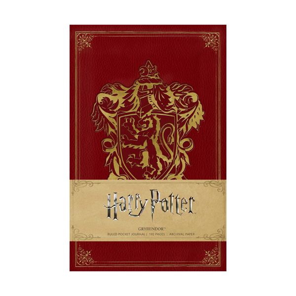 Harry Potter : Gryffindor Ruled Pocket Journal