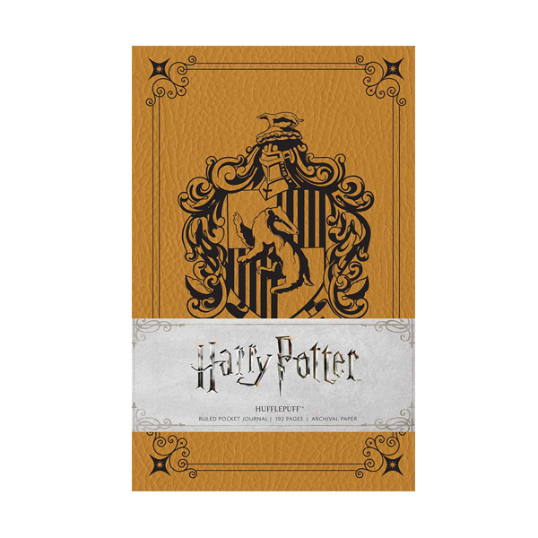 Harry Potter : Hufflepuff Ruled Pocket Journal (Hardcover)