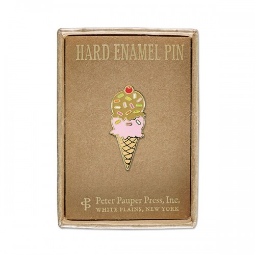 Ice Cream Cone - Hard Enamel Pin