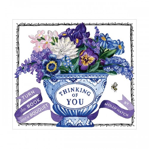 Thinking of You (A Bouquet in a Book) : Turn this Book into a Bouquet (Hardcover)