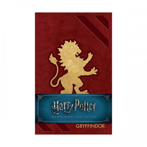Harry Potter : Gryffindor Hardcover Ruled Journal