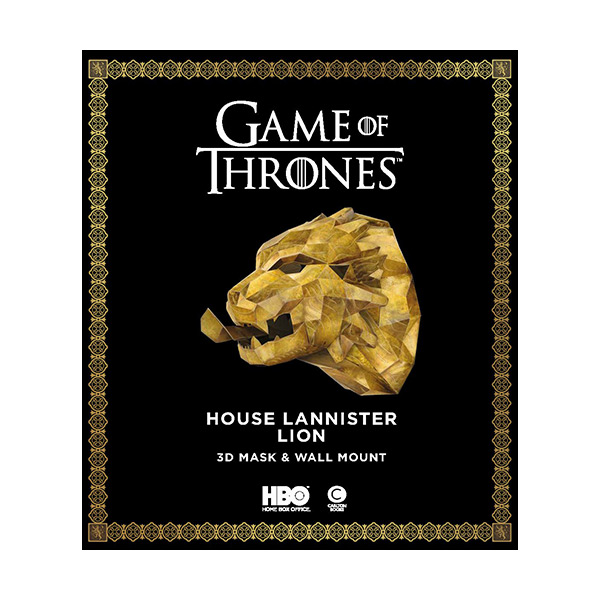 Game of Thrones 3D Mask : House Lannister Lion by Wintercroft Book (Paperback, )