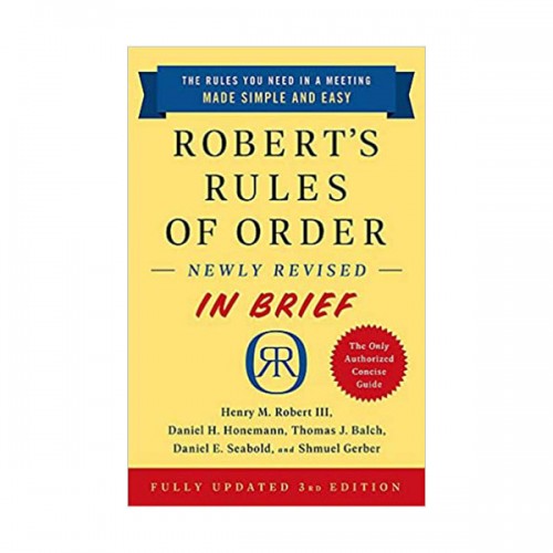 Robert's Rules of Order Newly Revised In Brief (Mass Market Paperback, 3rd)