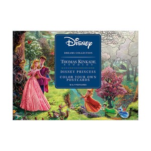 Disney Dreams Collection : Disney Princess : Color Your Own Postcards
