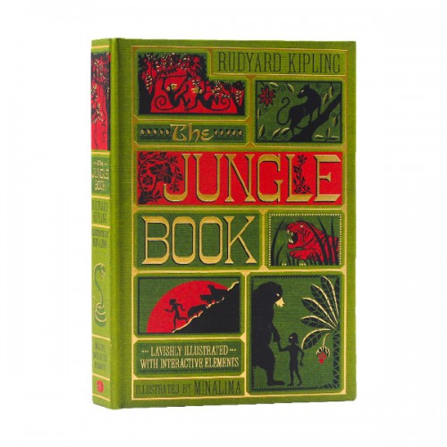 [1907 뺧л] Minalima Classics : The Jungle Book : Illustrated with Interactive Elements (Hardcover)
