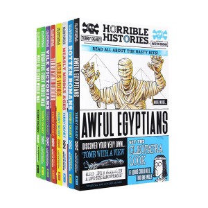  Horrible Histories 8 Book Box Set (Paperback, ) (CD)
