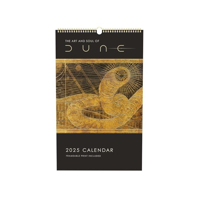 2025 the Art and Soul of Dune Poster Wall Calendar