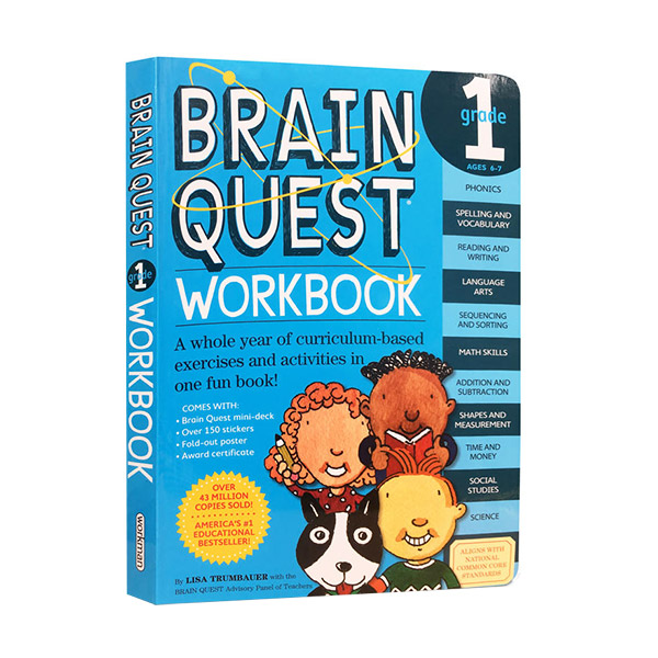 Brain Quest Workbook : Grade 1, Ages 6-7 (Paperback)