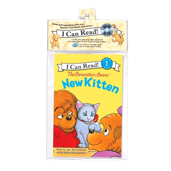 I Can Read 1 : The Berenstain Bears' New Kitten (Book & CD)