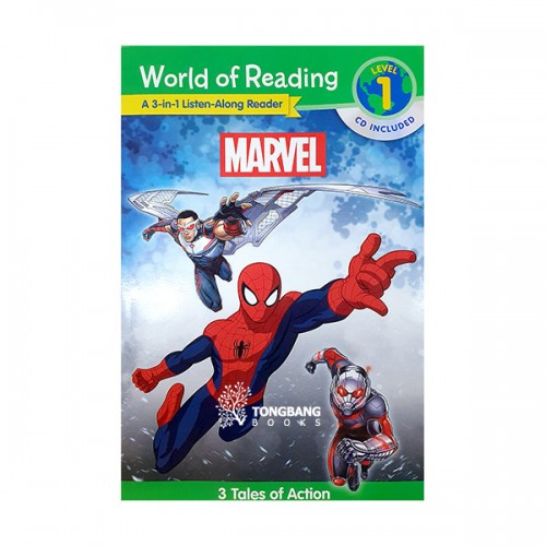 World of Reading 1 : 3-in-1 Listen-Along Reader : Marvel : 3 Tales of Action