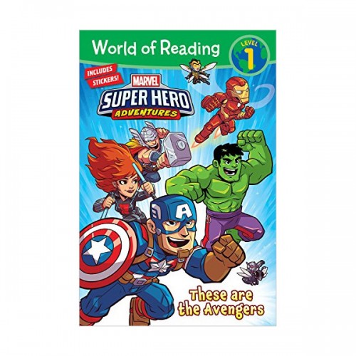 World of Reading Level 1 : Marvel Super Hero Adeventures : These are the Avengers (Paperback)