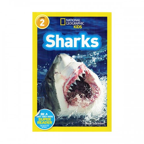 [적립금 3배★]National Geographic Readers Level 2 : Sharks! (Paperback)