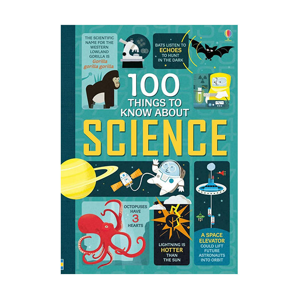 ★어스본★100 Things to Know About Science (Hardcover, 영국판)