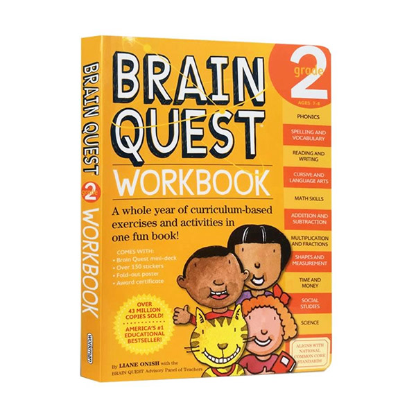 Brain Quest Workbook : Grade 2, Ages 7-8 (Paperback)