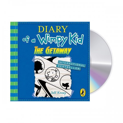 [★사은품 증정]Diary of a Wimpy Kid #12 : The Getaway (Audio CD,영국판) (도서미포함)