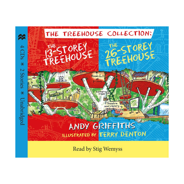 나무집 13-26층 오디오CD : The 13 & 26 Storey Treehouse Collection (Audio CD 4장, 영국판)(도서미포함)