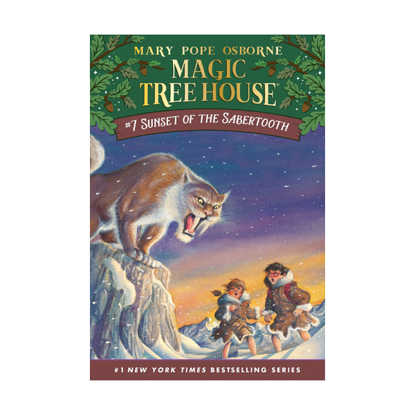 Magic Tree House #07 : Sunset of the Sabertooth (Paperback)