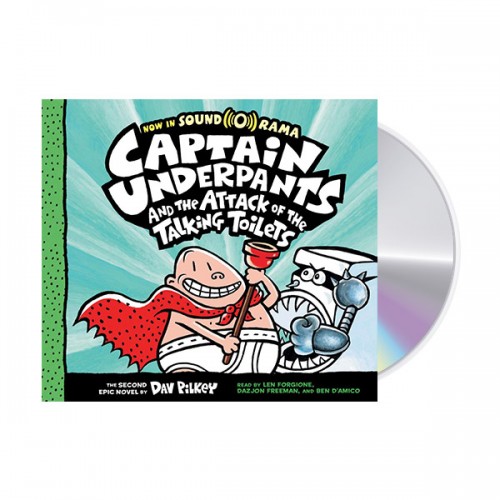 빤스맨 #02 : Captain Underpants and the Attack of the Talking Toilets (Audio CD, 도서별도구매)