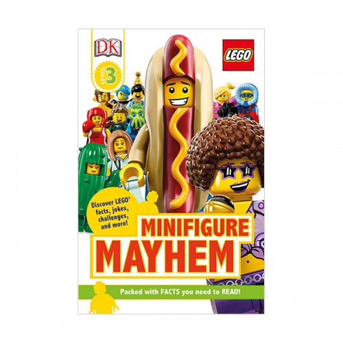DK Readers 3 : LEGO Minifigure Mayhem : Discover LEGO facts, jokes, challenges, and more!
