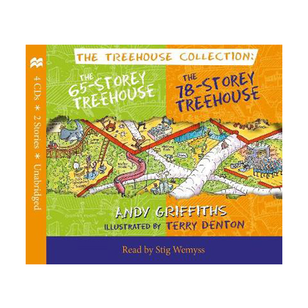 나무집 65-78층 오디오CD : The 65 & 78 Storey Treehouse Collection (Audio CD 4장, 영국판)(도서미포함)