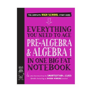 Everything You Need to Ace Pre-Algebra and Algebra I in One Big Fat Notebook (Paperback)