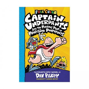 (÷) #04 : Captain Underpants and the Perilous Plot of Professor Poopypants (Hardcover)
